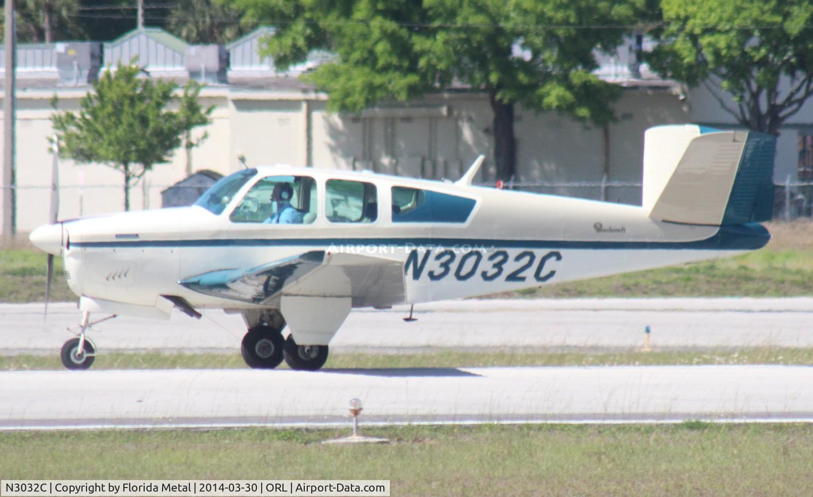 N3032C, 1958 Beech J35 Bonanza C/N D-5687, Beech Bonanza