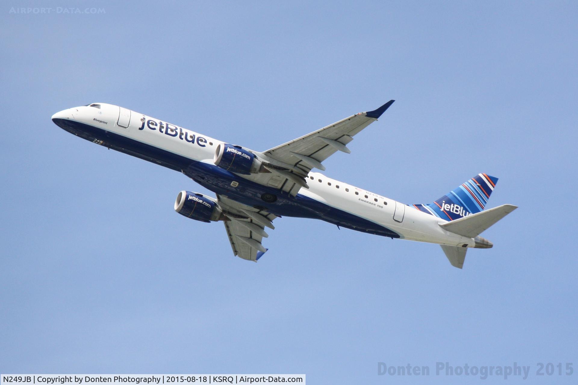N249JB, 2006 Embraer 190AR (ERJ-190-100IGW) C/N 19000045, JetBlue Flight 164 (N249JB) 