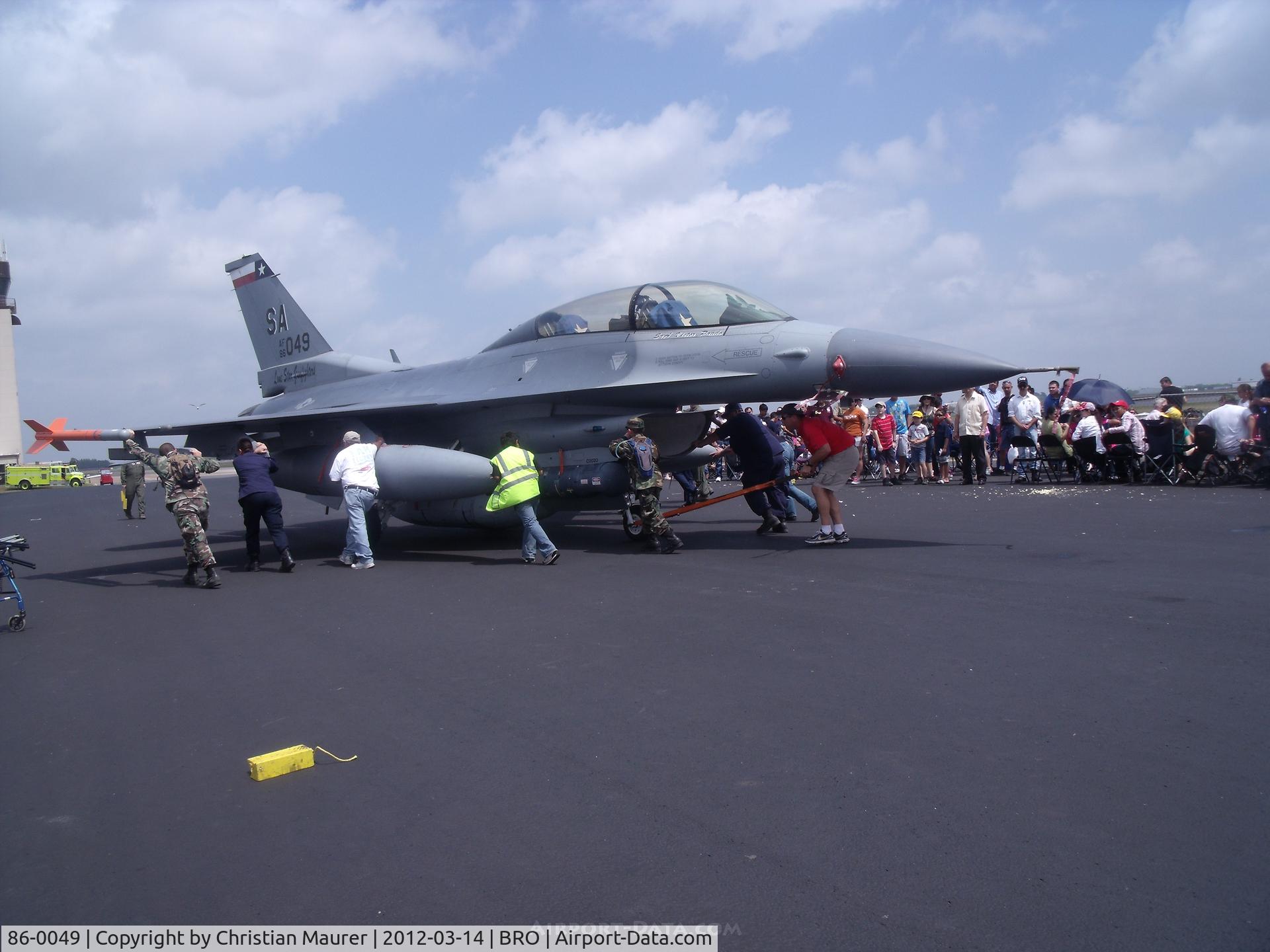 86-0049, 1986 General Dynamics F-16D Fighting Falcon C/N 5D-52, Texas F-16D