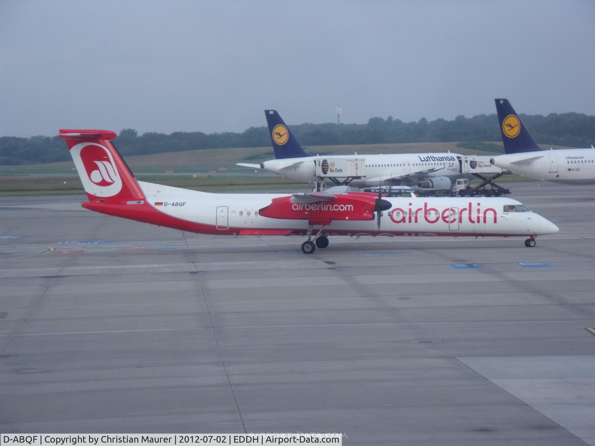 D-ABQF, 2009 De Havilland Canada DHC-8-402Q Dash 8 C/N 4245, Air Berlin DHC-8