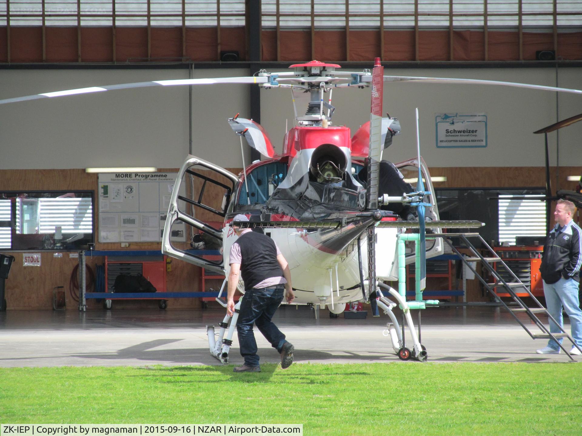ZK-IEP, Eurocopter AS-350B-2 Ecureuil Ecureuil C/N 2844, Ex ERA machine (one of many imported to NZ recently)