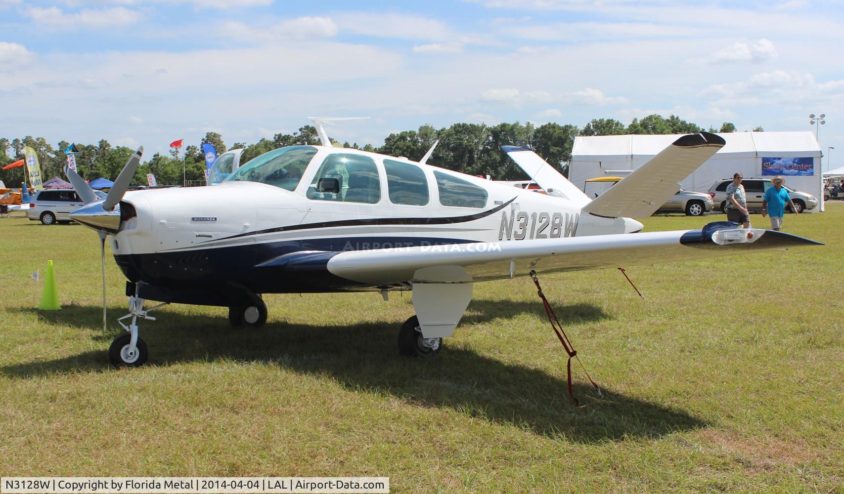N3128W, 1973 Beech V35B Bonanza C/N D-9564, Bonanza V35B