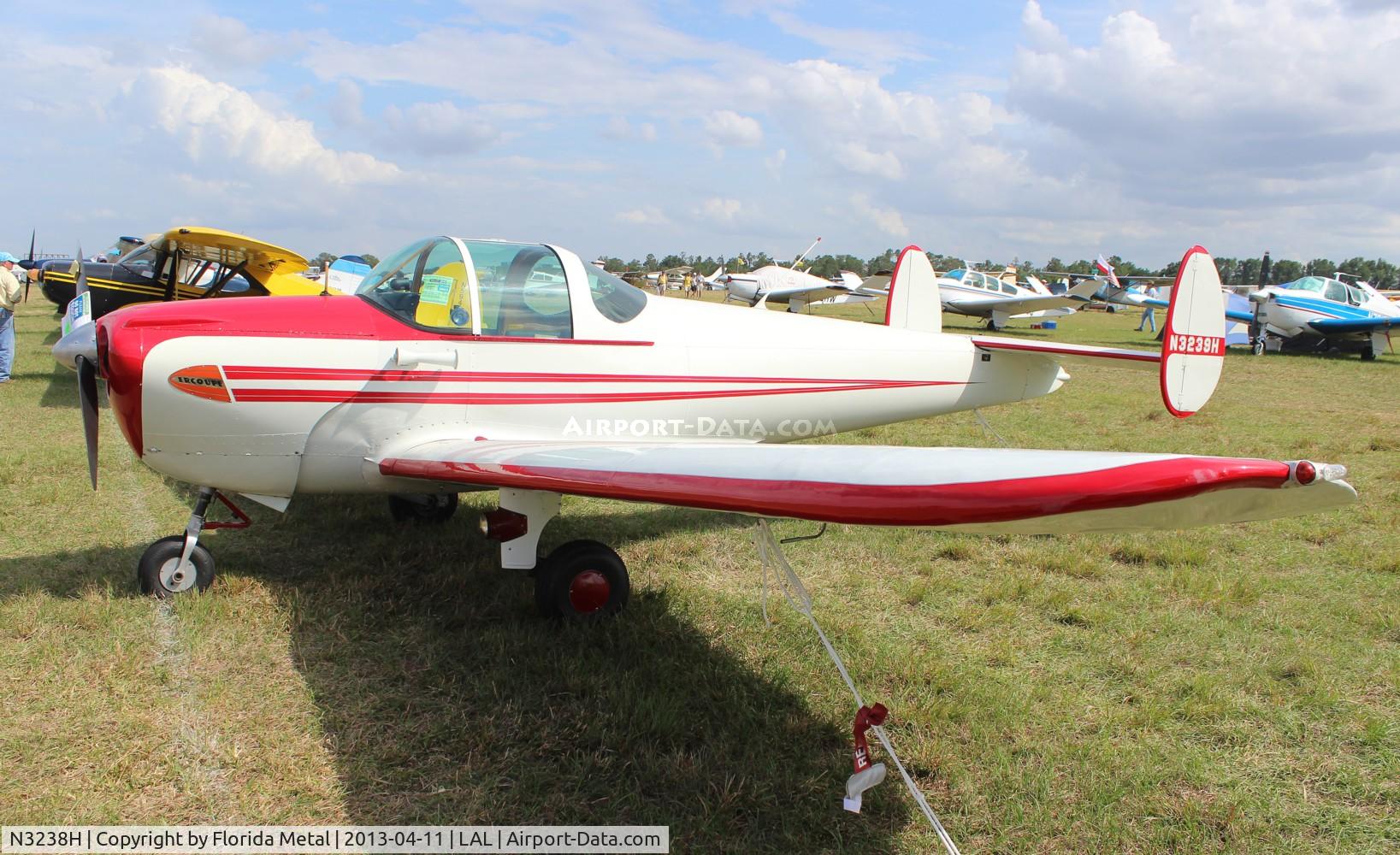 N3238H, 1946 Erco 415C Ercoupe C/N 3863, Ercoupe 415-C
