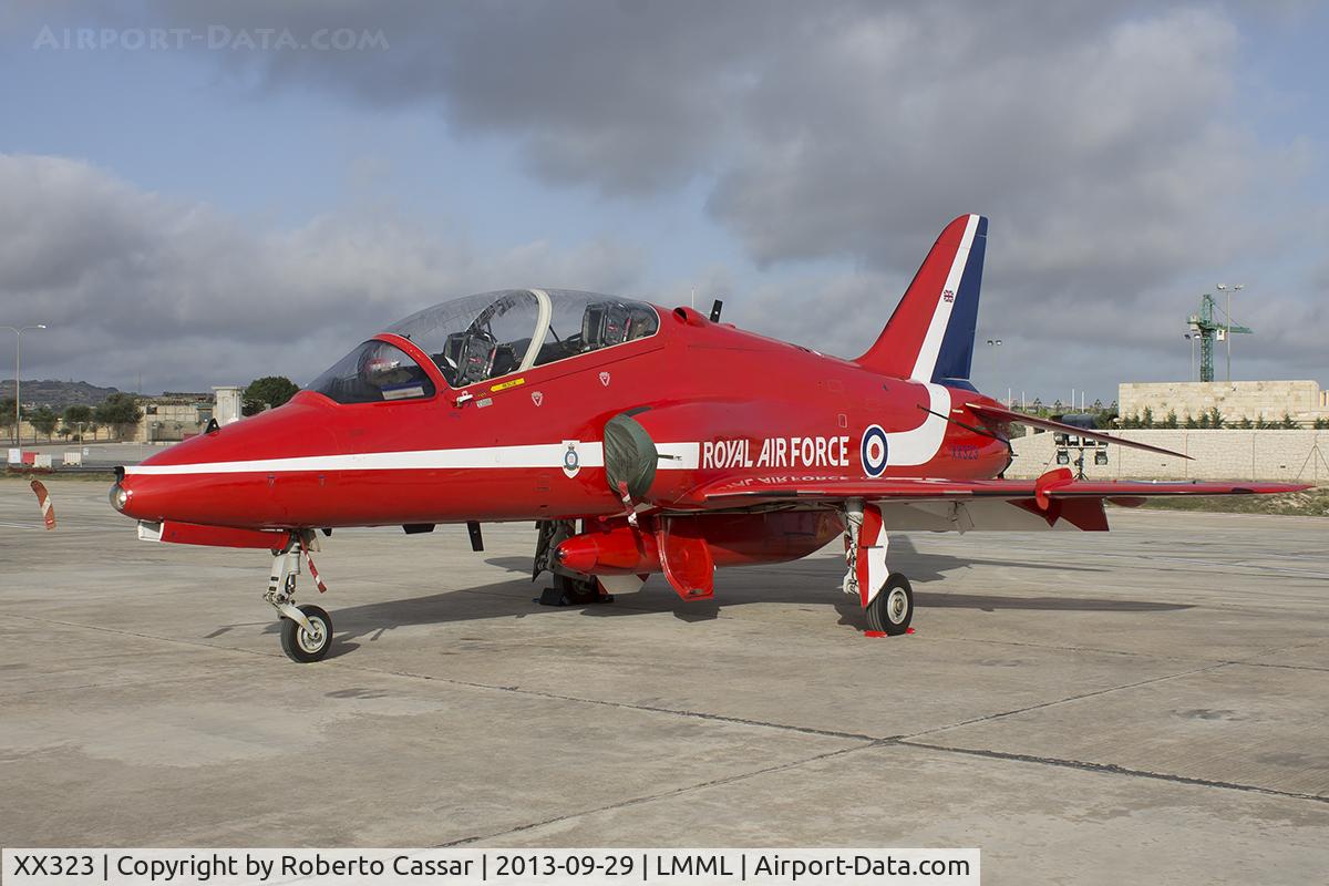 XX323, 1980 Hawker Siddeley Hawk T.1 C/N 167/312148, Malta International Airshow 2013