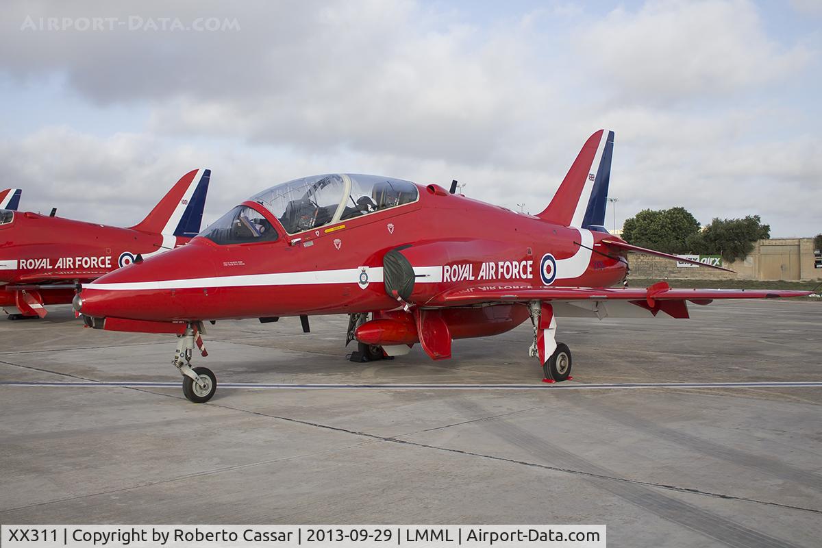 XX311, 1980 Hawker Siddeley Hawk T.1 C/N 147/312136, Malta International Airshow 2013