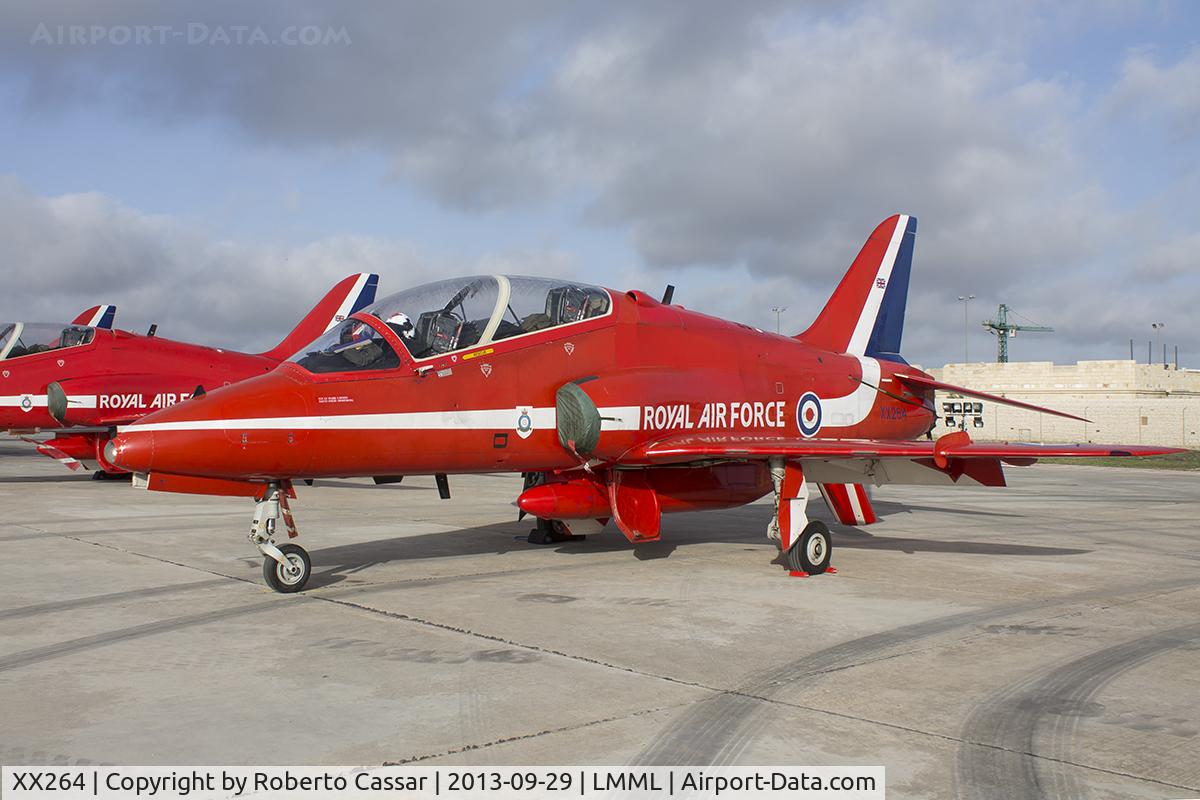 XX264, 1978 Hawker Siddeley Hawk T.1A C/N 100/312100, Malta International Airshow 2013