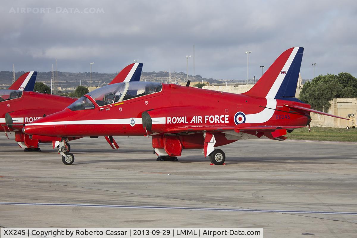 XX245, 1978 Hawker Siddeley Hawk T.1 C/N 081/312081, Malta International Airshow 2013
