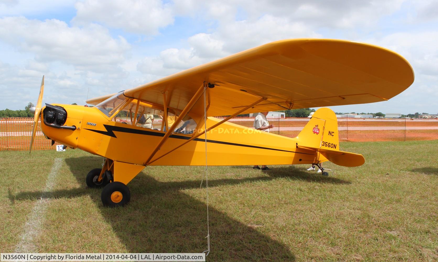 N3560N, 1947 Piper J3C-65 Cub C/N 22798, Piper J3 Cub