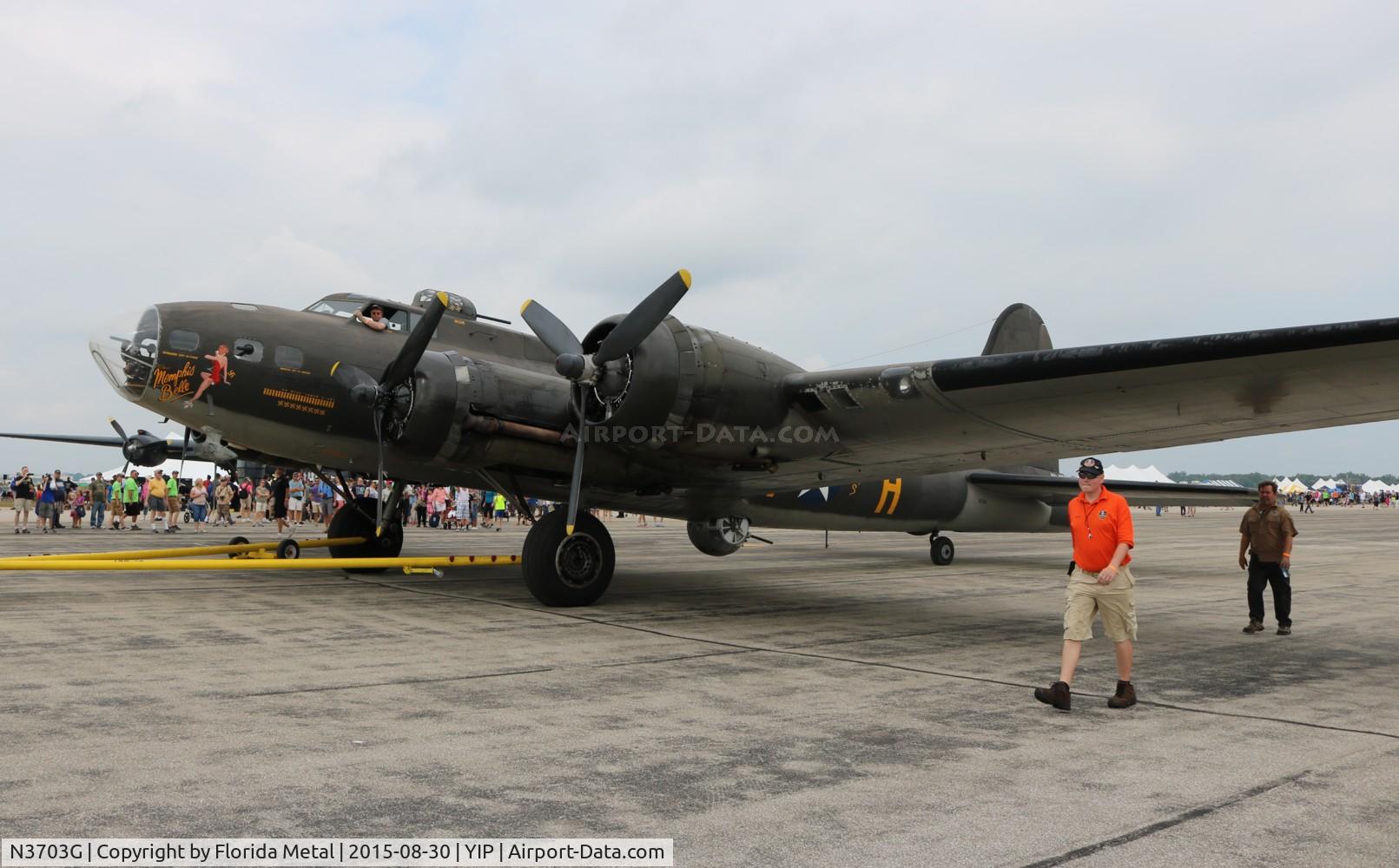 N3703G, 1945 Boeing B-17G Flying Fortress C/N 44-83546-A, Memphis Belle