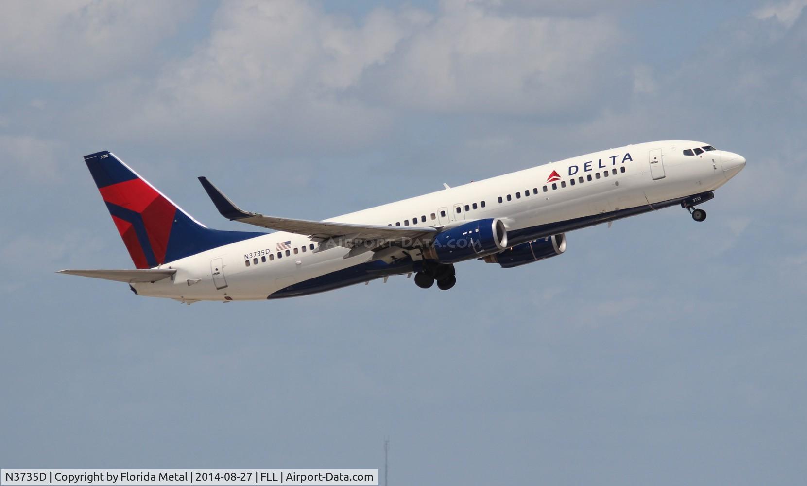 N3735D, 2000 Boeing 737-832 C/N 30381, Delta