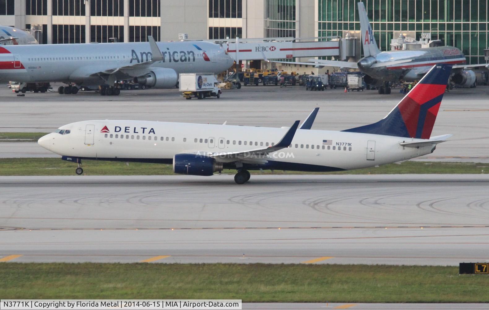 N3771K, 2002 Boeing 737-832 C/N 29632, Delta