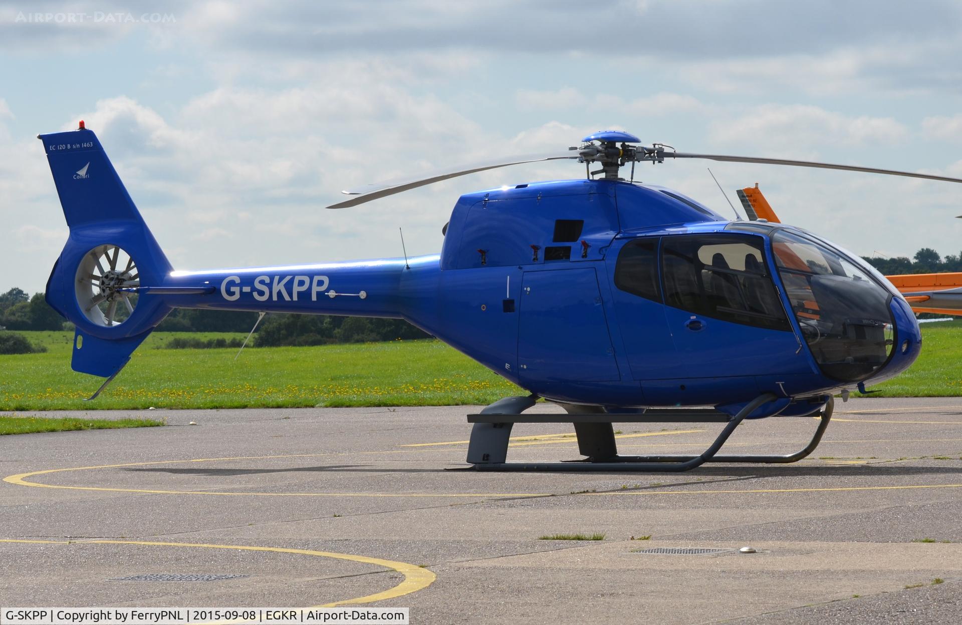 G-SKPP, 2006 Eurocopter EC-120B Colibri C/N 1463, EC120 in front of the hangar in Redhill