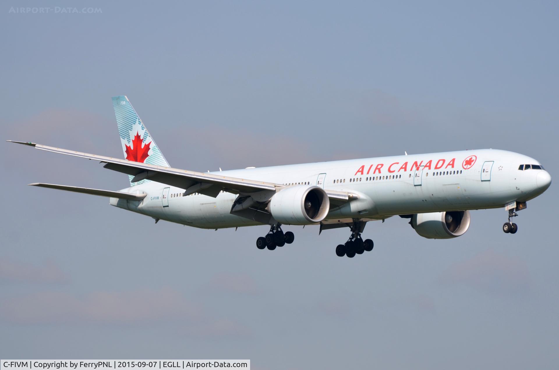 C-FIVM, 2008 Boeing 777-333/ER C/N 35251, Air Canada B773 arriving
