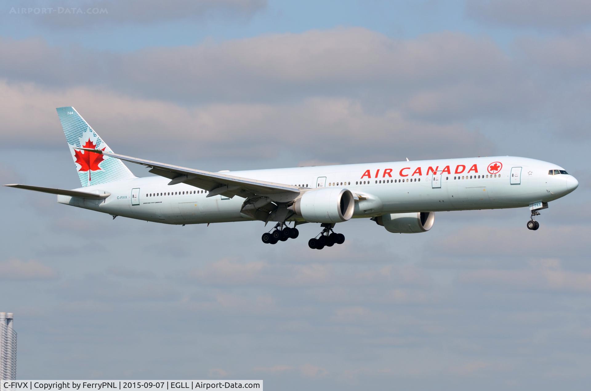 C-FIVX, 2013 Boeing 777-333/ER C/N 42219, Air Canada B773 landing in LHR