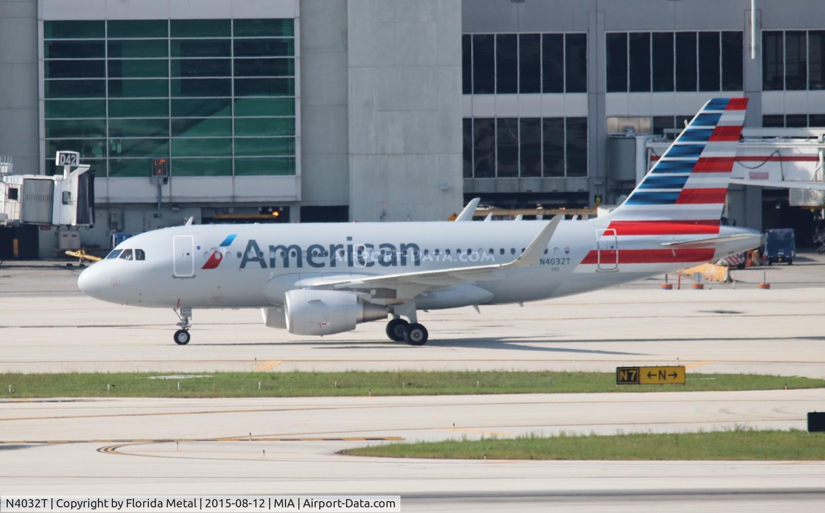 N4032T, 2015 Airbus A319-115 C/N 6644, American A319