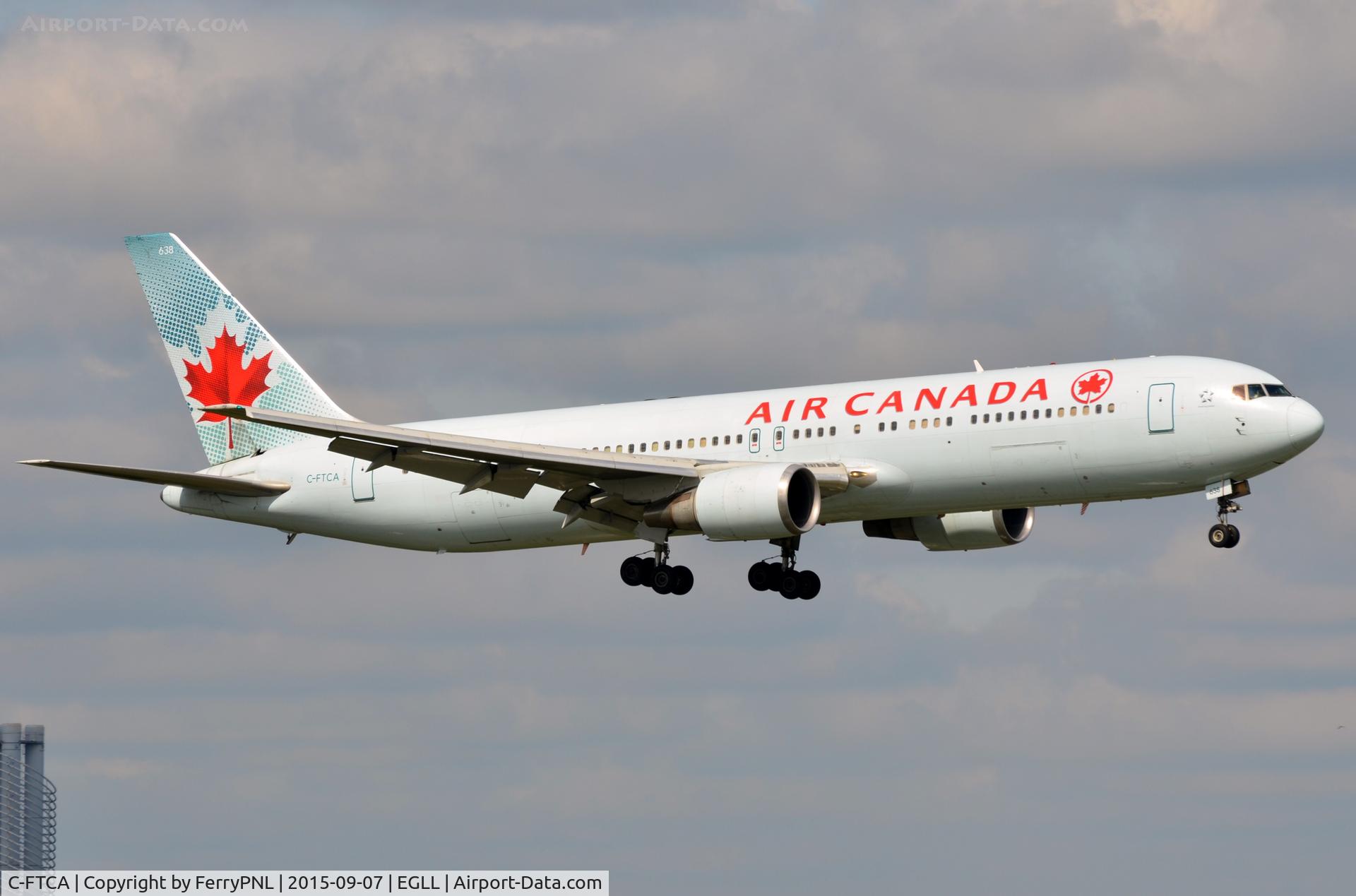 C-FTCA, 1989 Boeing 767-375/ER C/N 24307, One of many AC flights arriving in LHR