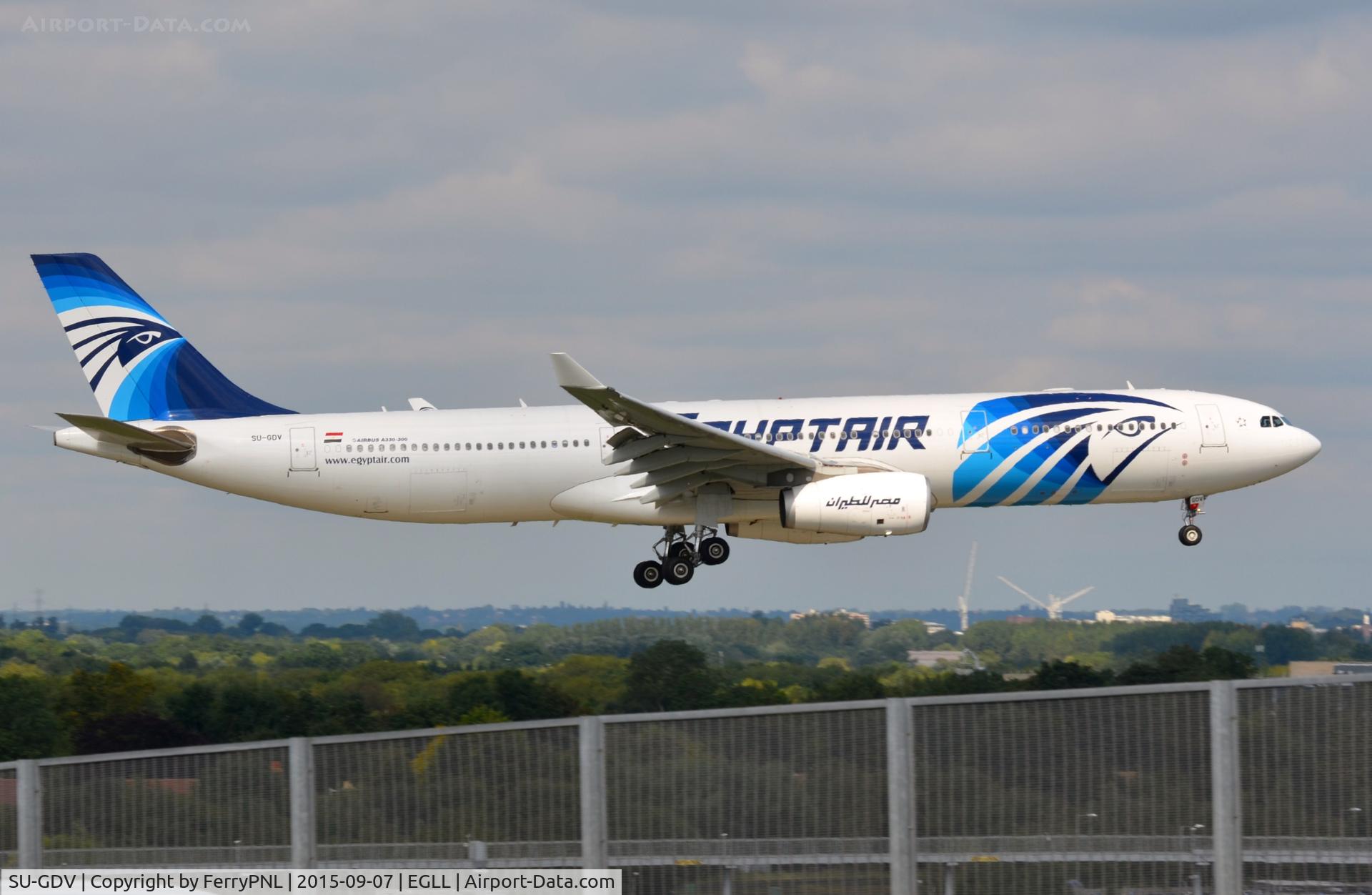 SU-GDV, 2011 Airbus A330-343X C/N 1246, Egyptair A333