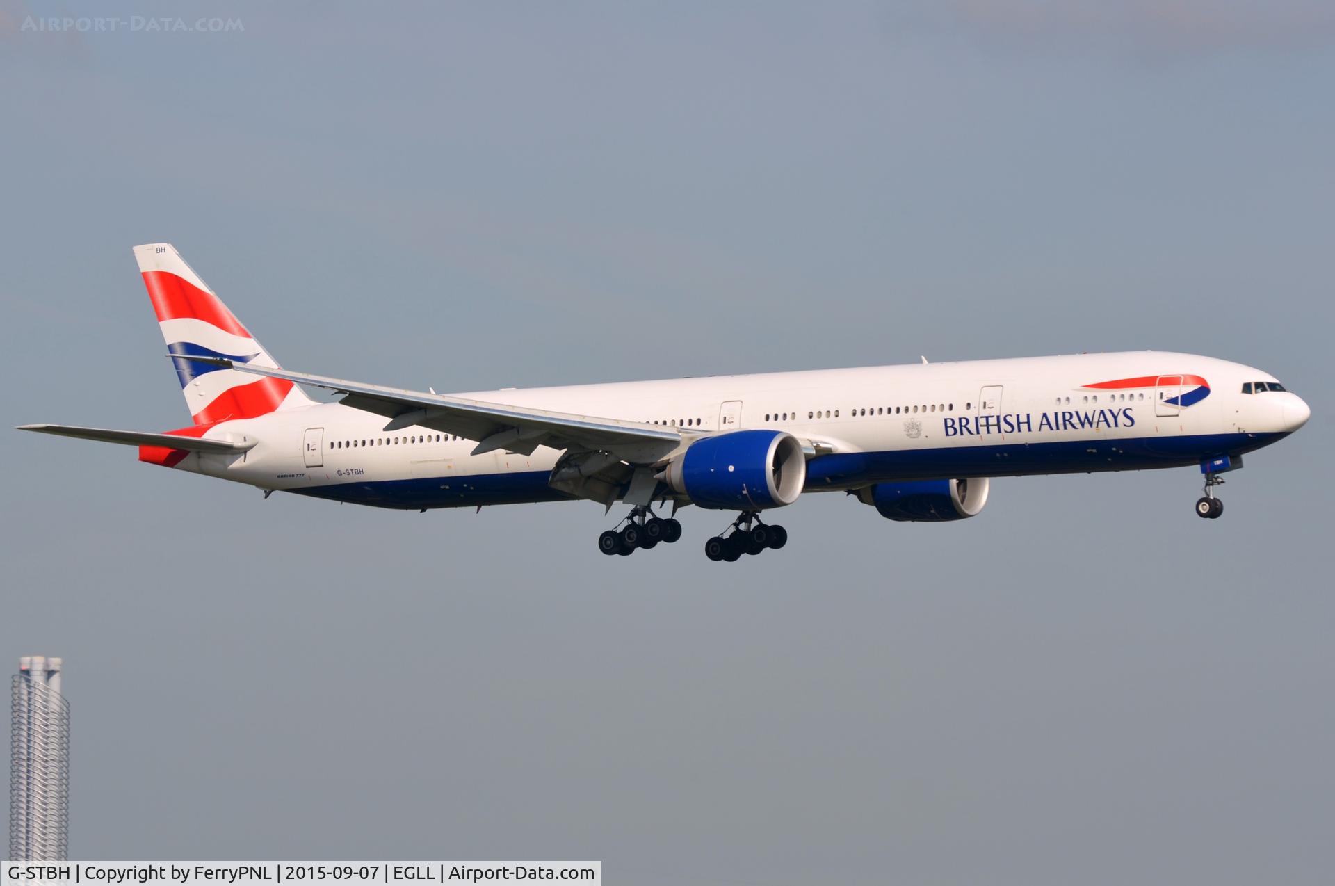 G-STBH, 2013 Boeing 777-336/ER C/N 38431, BA B773 landing