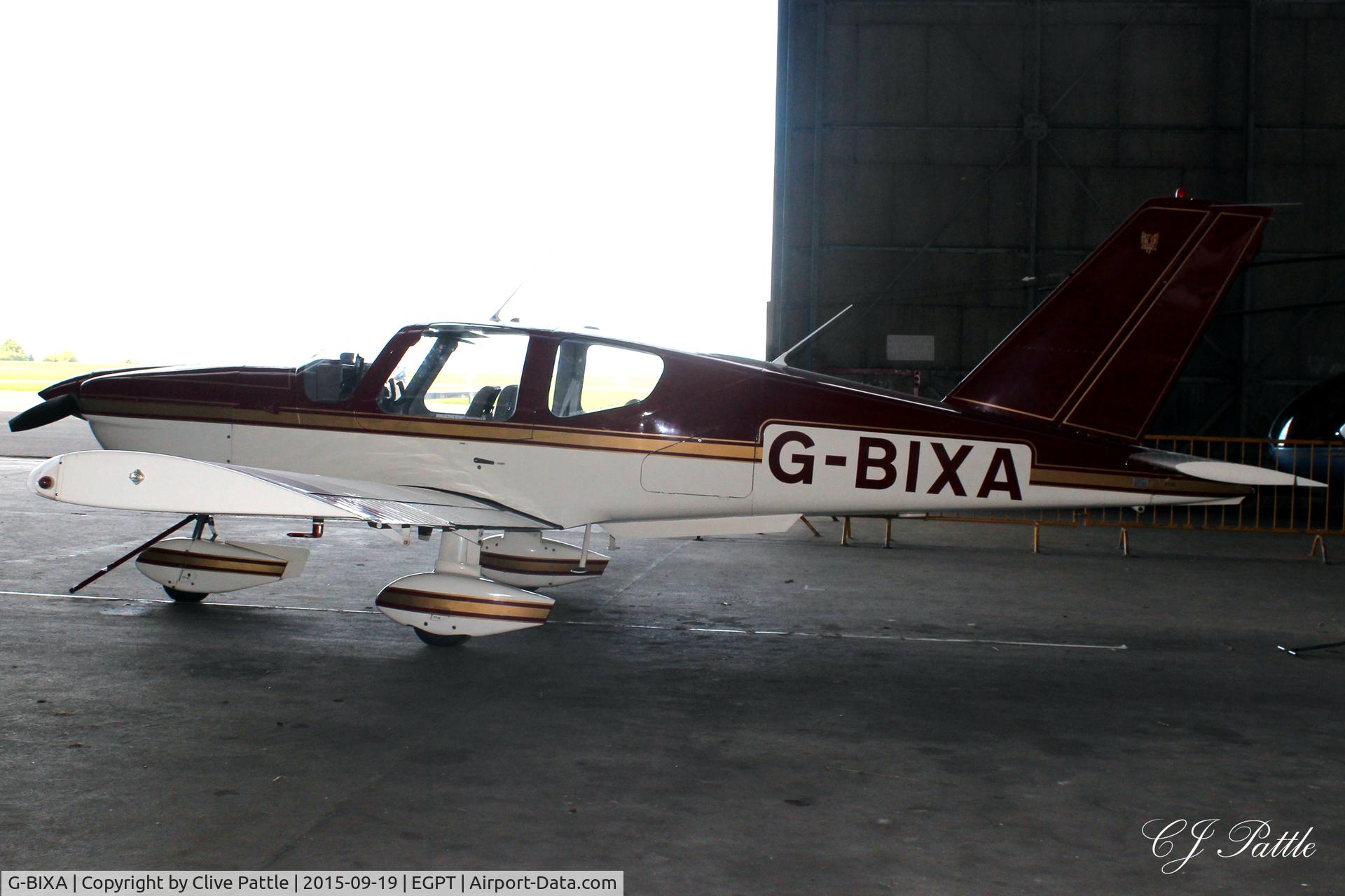 G-BIXA, 1981 Socata TB-9 Tampico C/N 205, Hangared at Perth EGPT