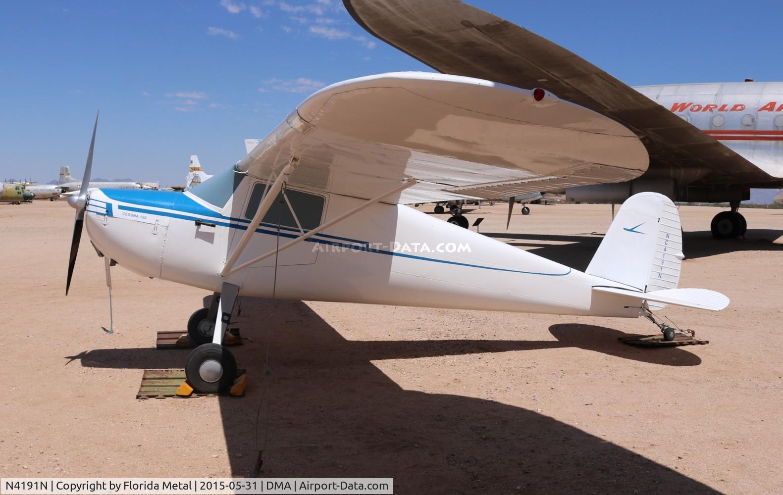 N4191N, 1947 Cessna 120 C/N 13662, Cessna 120