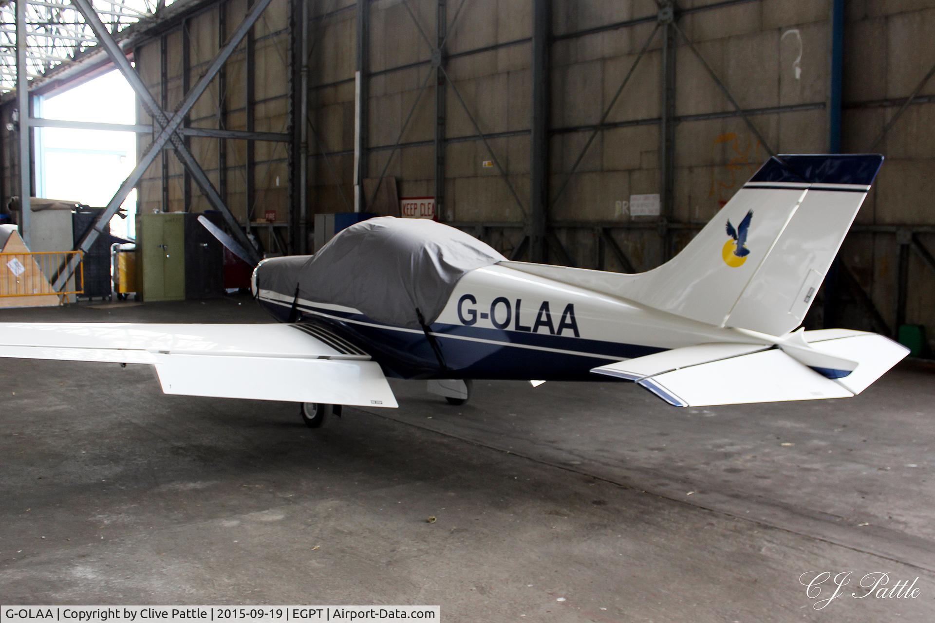 G-OLAA, Alpi Aviation Pioneer 300 Hawk C/N PFA 330A-14719, Hangared at Perth EGPT