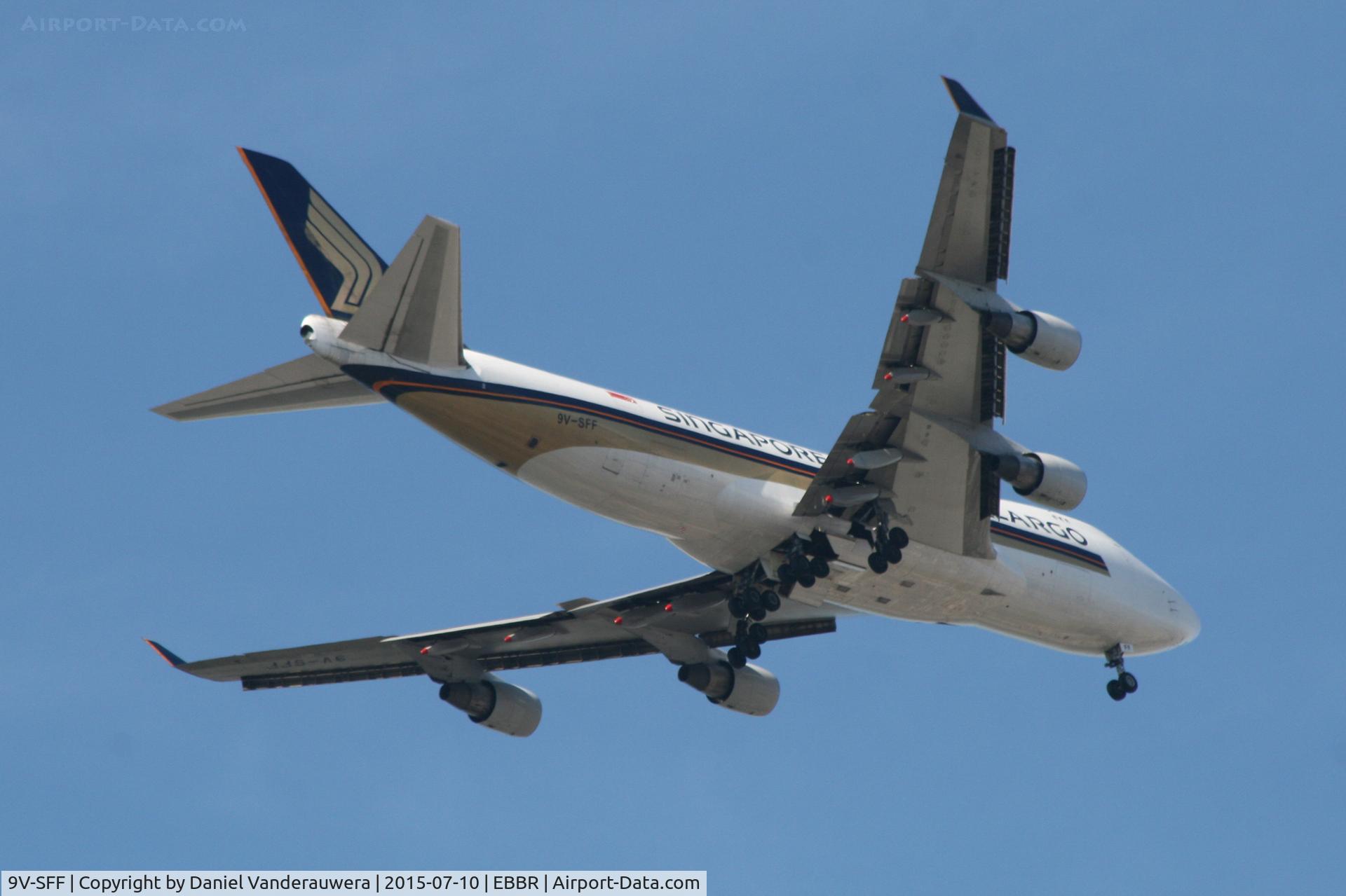 9V-SFF, 1997 Boeing 747-412F/SCD C/N 28026, Flight SQ7951 on approach to RWY 07L