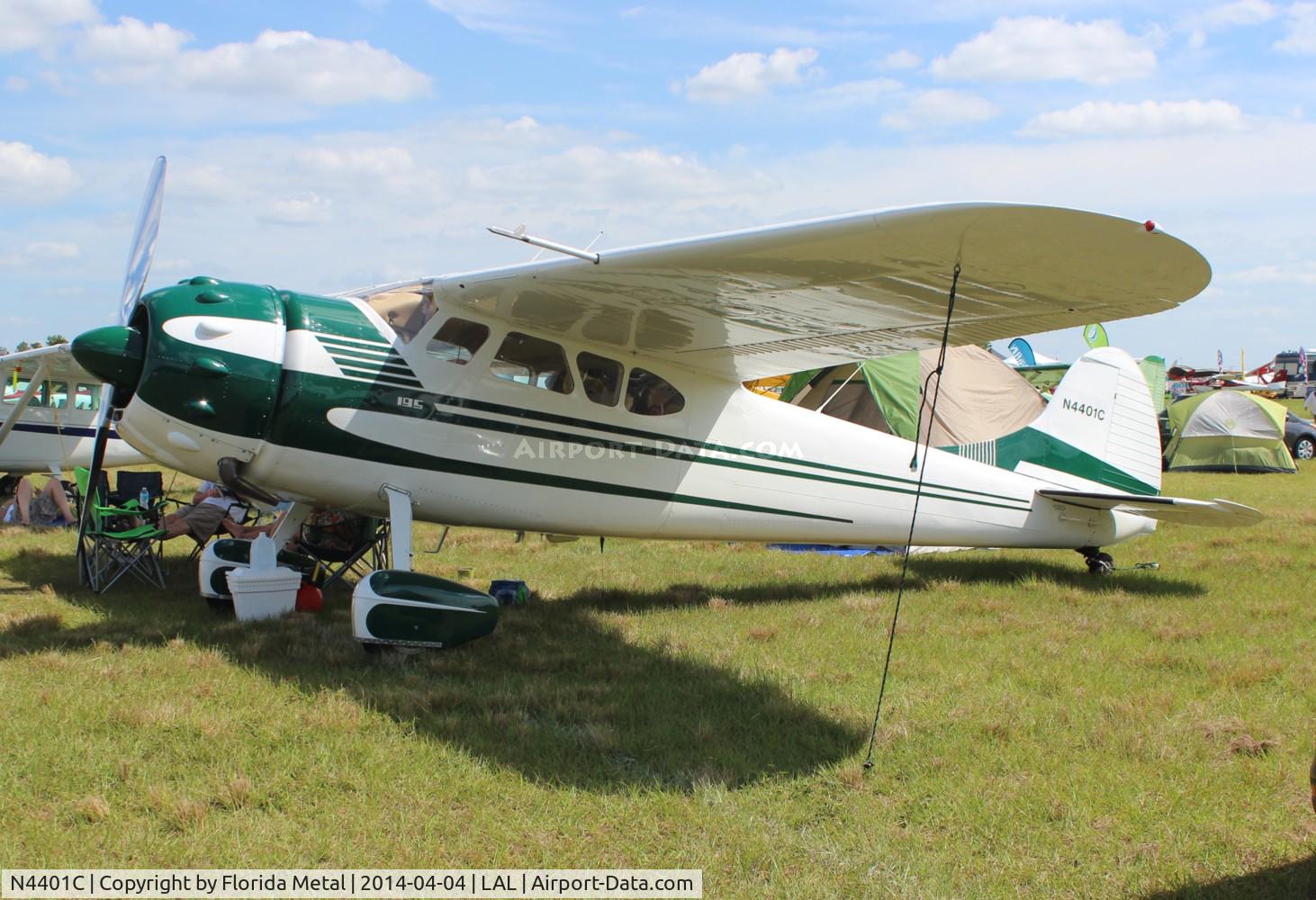 N4401C, 1952 Cessna 195A C/N 7986, Cessna 195A