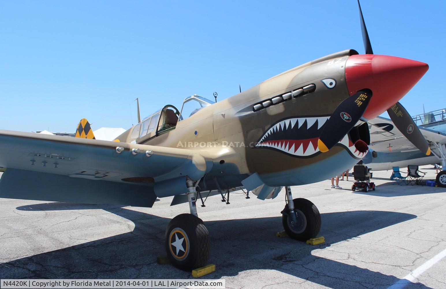 N4420K, Curtiss P-40E Warhawk C/N AK75315134, P-40E Warhawk