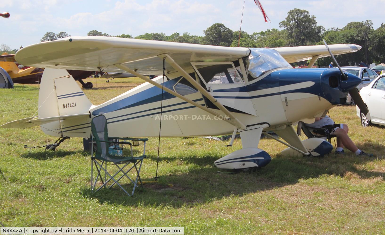 N4442A, 1956 Piper PA-22-150 Tri-Pacer C/N 22-3772, PA-22-150