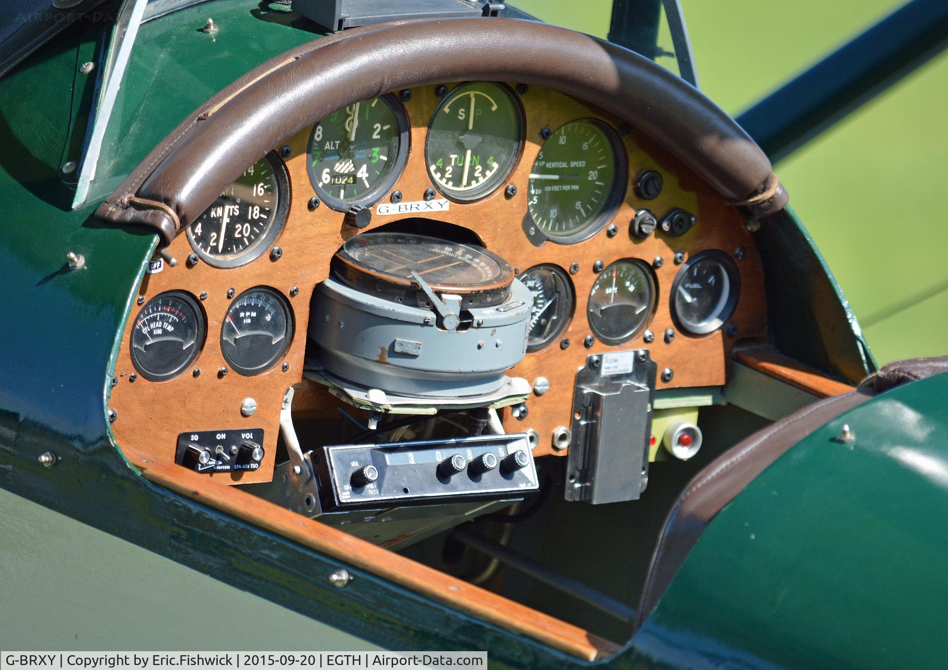 G-BRXY, 1991 Pietenpol Air Camper C/N PFA 047-11416, 4. G-BRXY Cockpit.