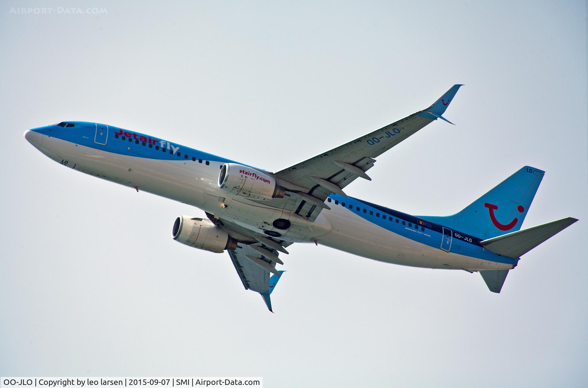OO-JLO, 2007 Boeing 737-8K5 C/N 34692, Samos Greece 7.9.15