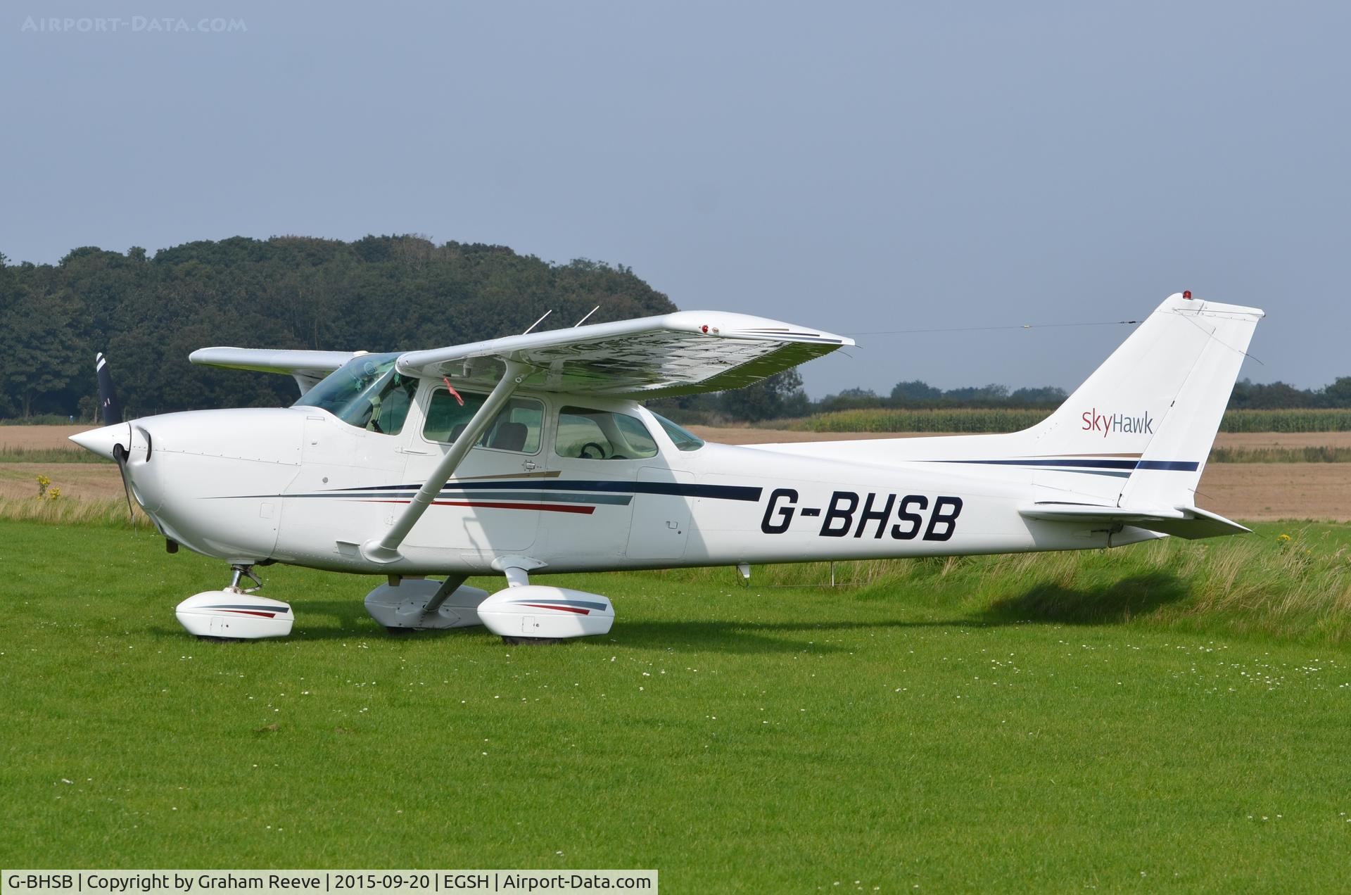 G-BHSB, 1980 Cessna 172N Skyhawk C/N 172-72977, Parked at Northrepps.