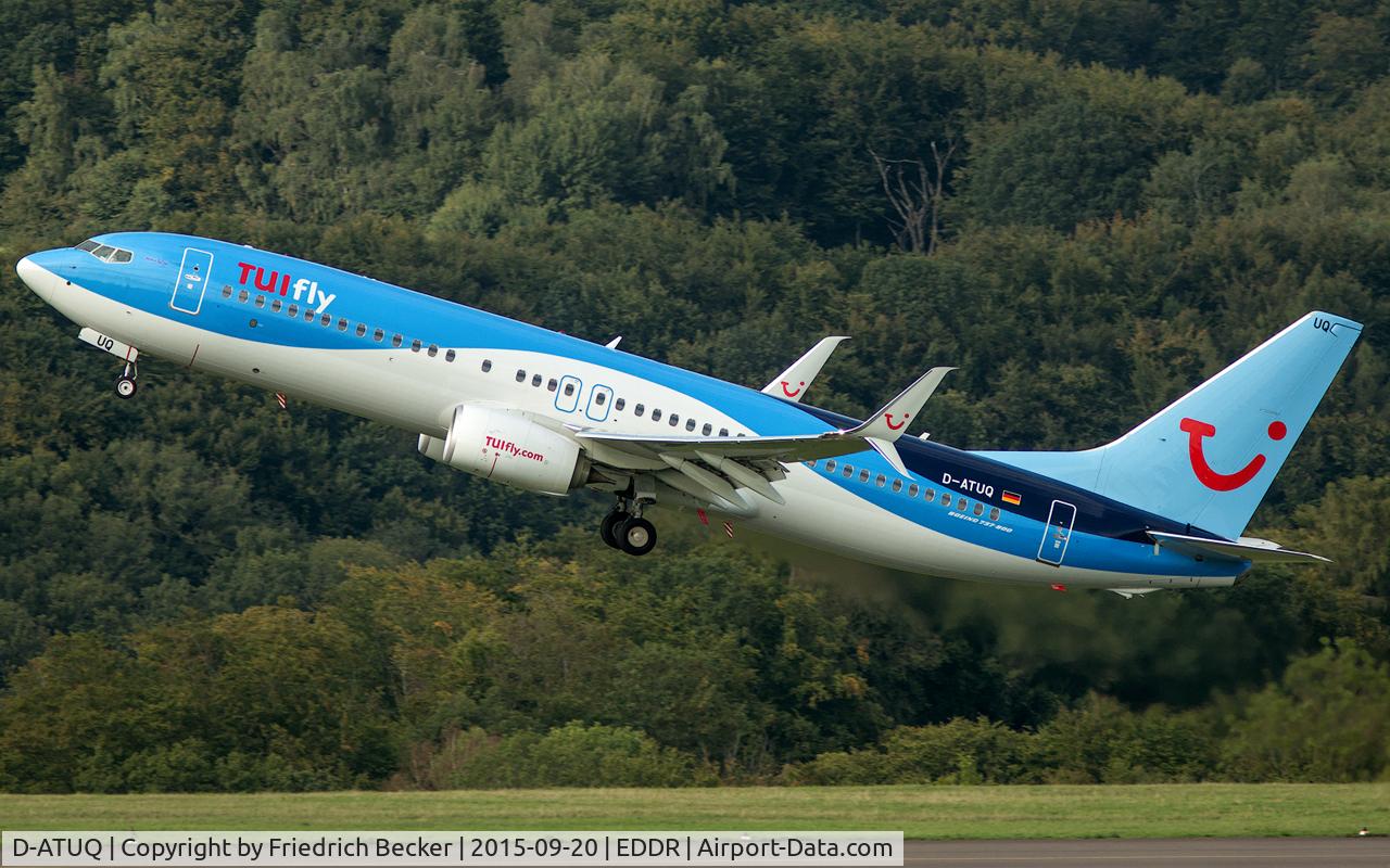 D-ATUQ, 2015 Boeing 737-8K5 C/N 41663, departure to Palma via RW27