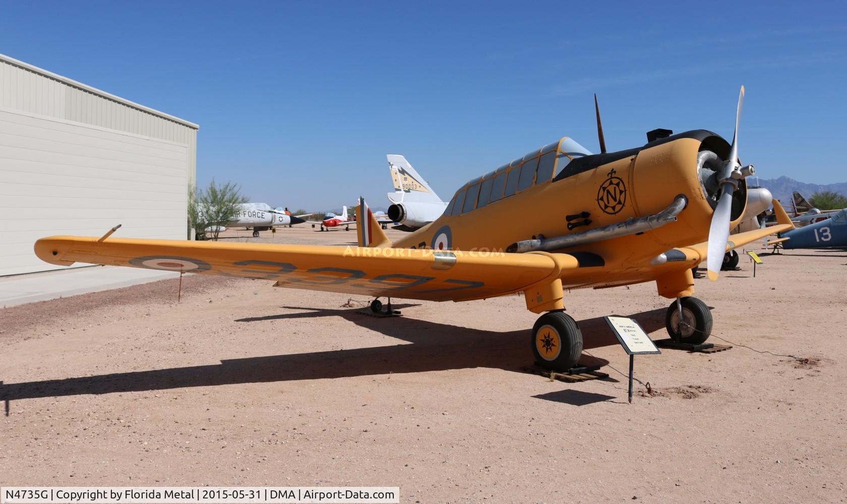 N4735G, North American NA-64 C/N 642150, BT-9 Yale