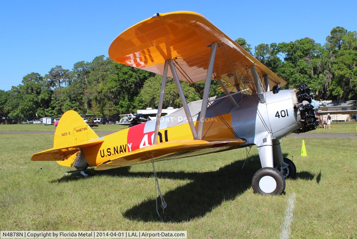 N4878N, 1942 Boeing E75 C/N 75-5675, Stearman