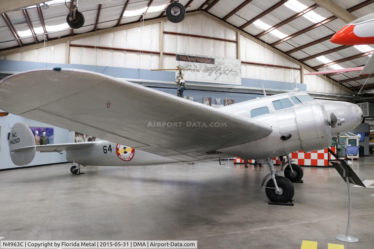 N4963C, 1934 Lockheed 10A Electra C/N 1011, Lockheed 10A Electra