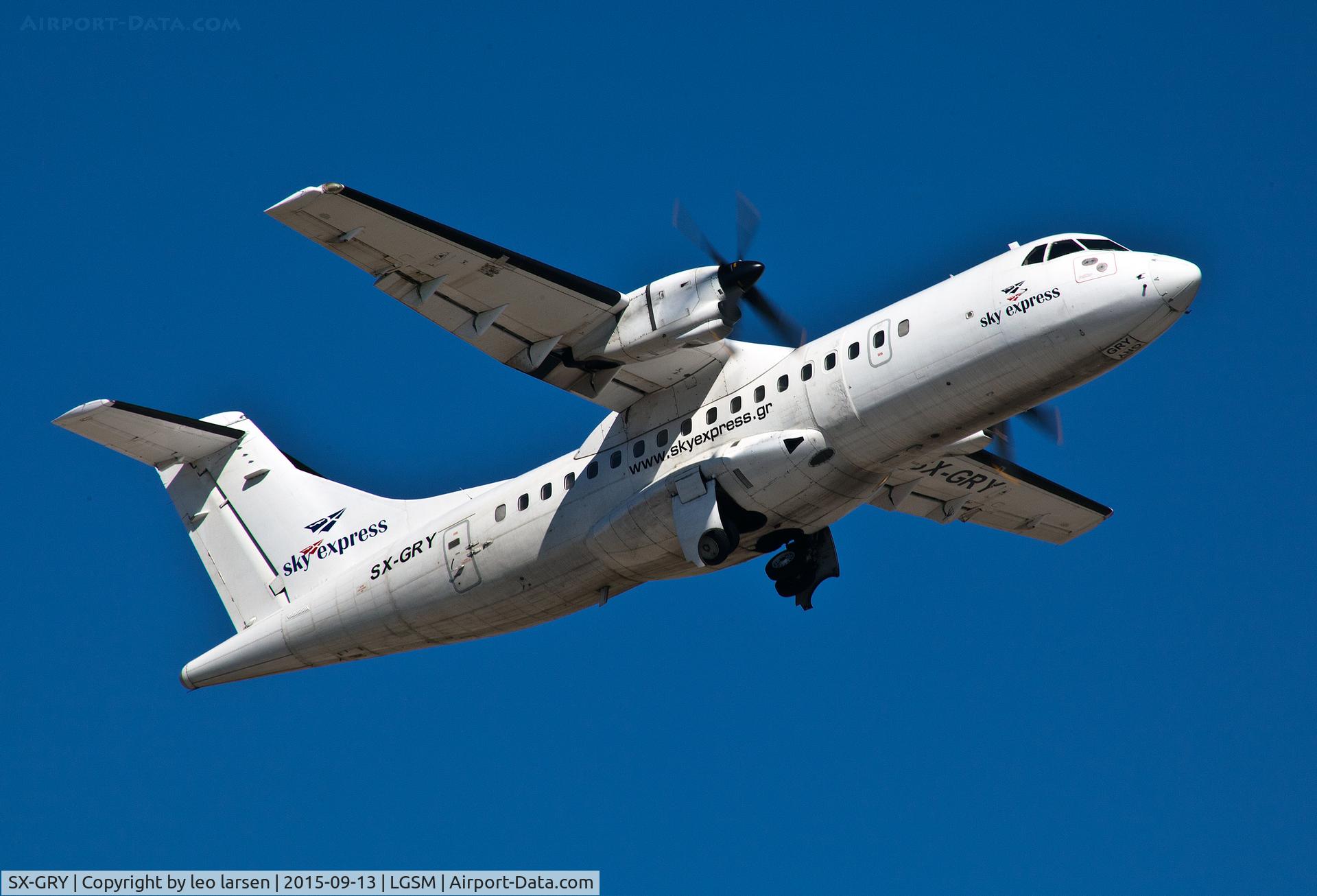 SX-GRY, 1986 ATR 42-312 C/N 012A, Samos Greece 13.9.15