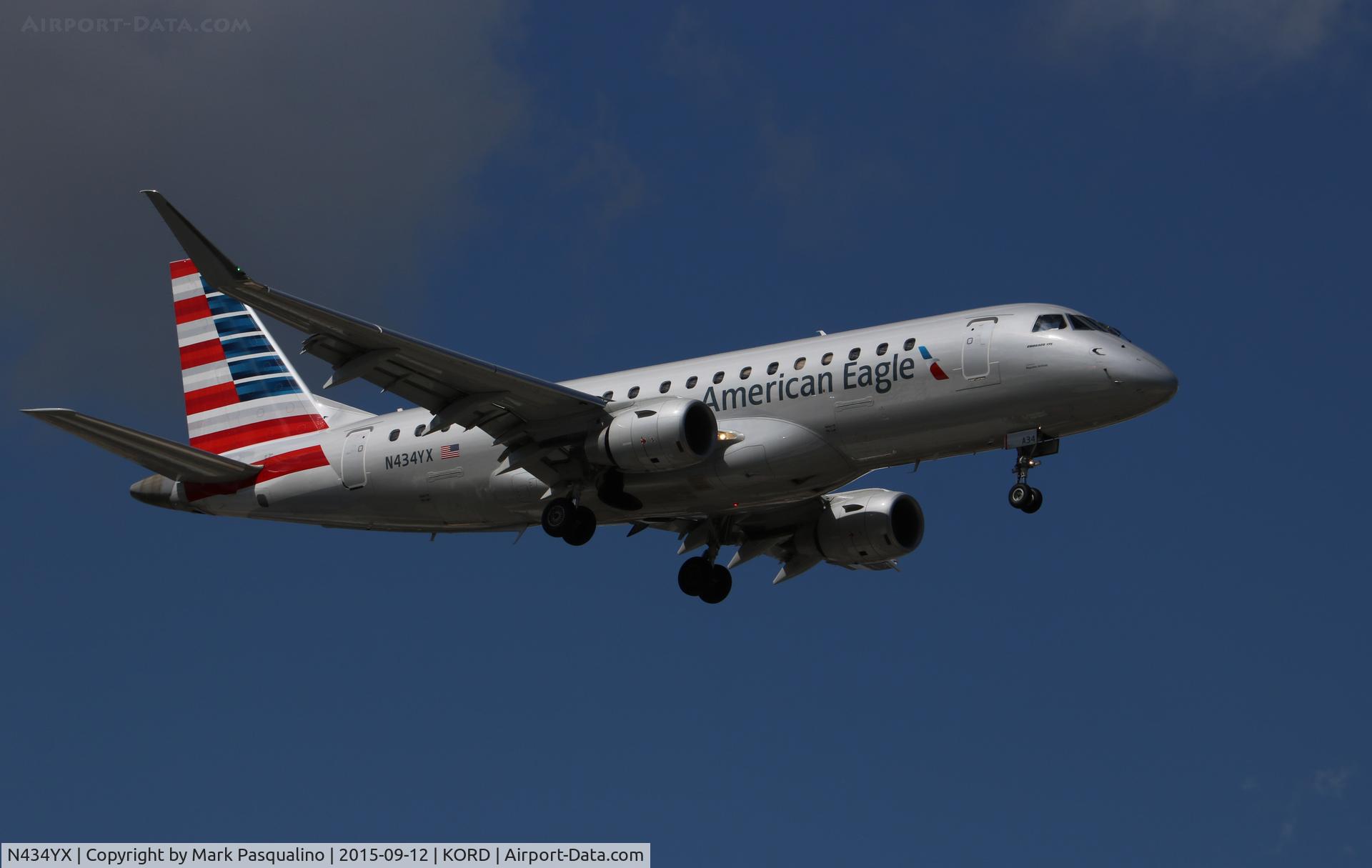 N434YX, 2014 Embraer 175LR (ERJ-170-200LR) C/N 17000418, ERJ 170-200 LR