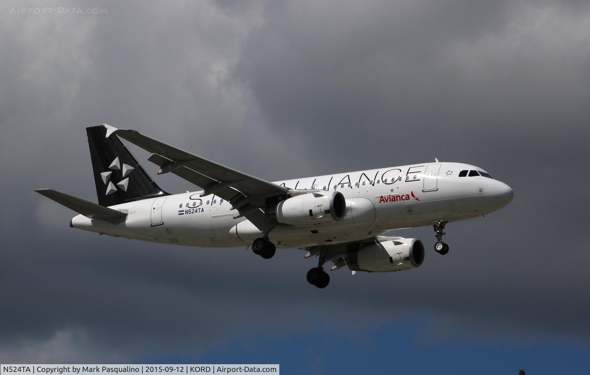 N524TA, 2012 Airbus A319-132 C/N 5280, Airbus A319
