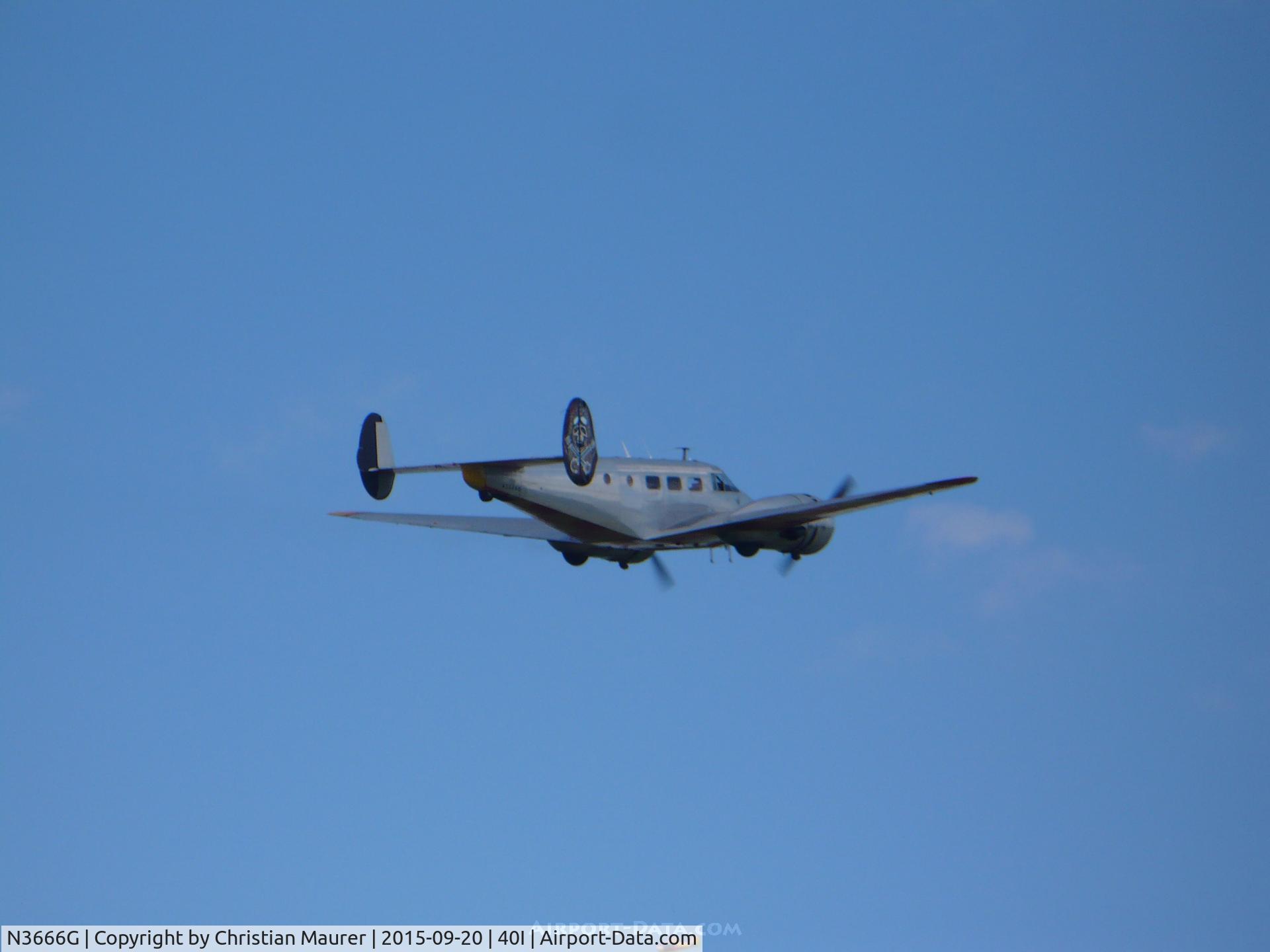 N3666G, 1951 Beech C-45H Expeditor C/N AF-328 (51-11771), Beech 18 Heading South