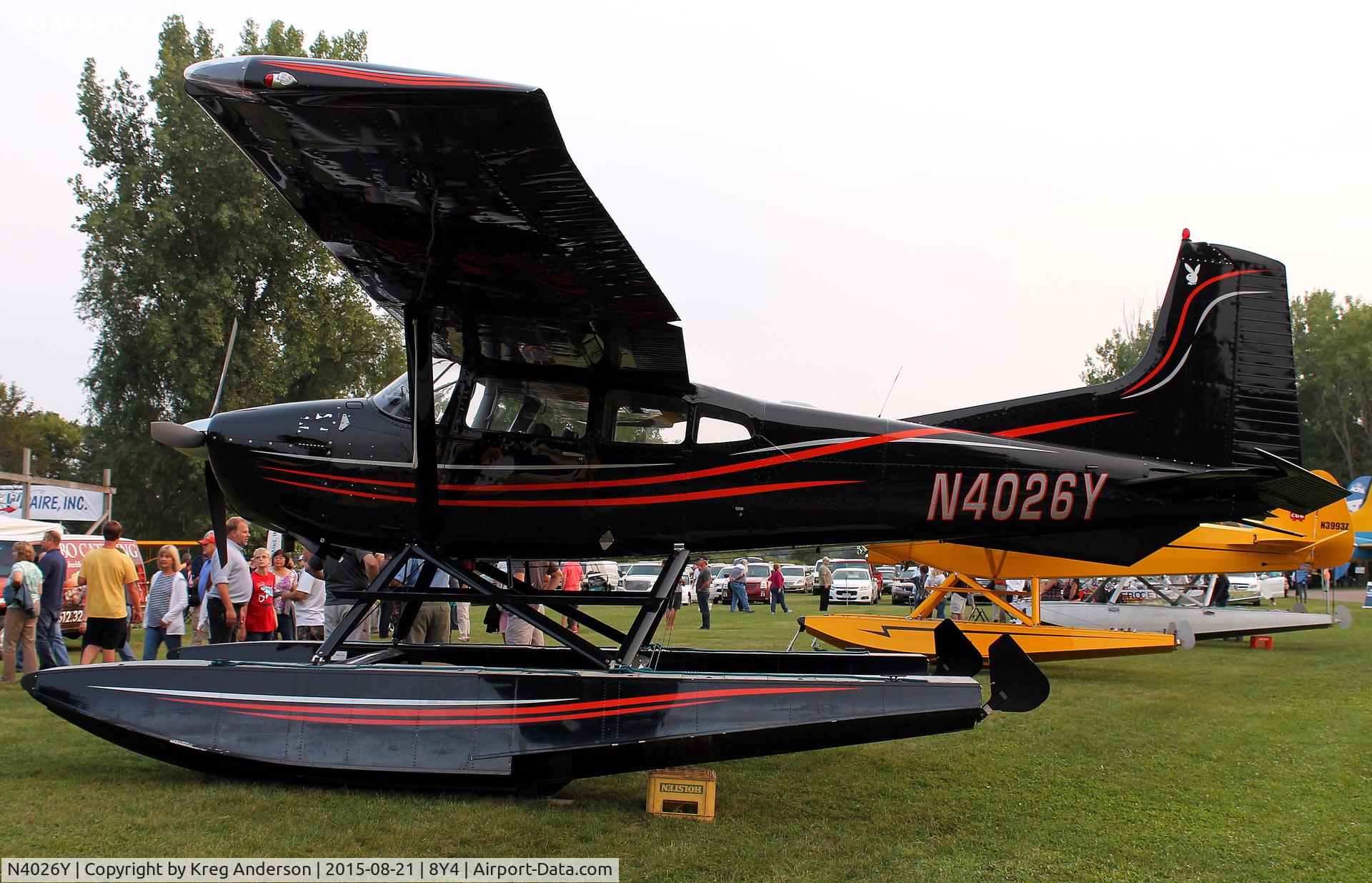 N4026Y, 1961 Cessna 185 Skywagon C/N 185-0226, Hog Roast for AOPA Minneapolis Fly-in at Surfside Seaplane Base