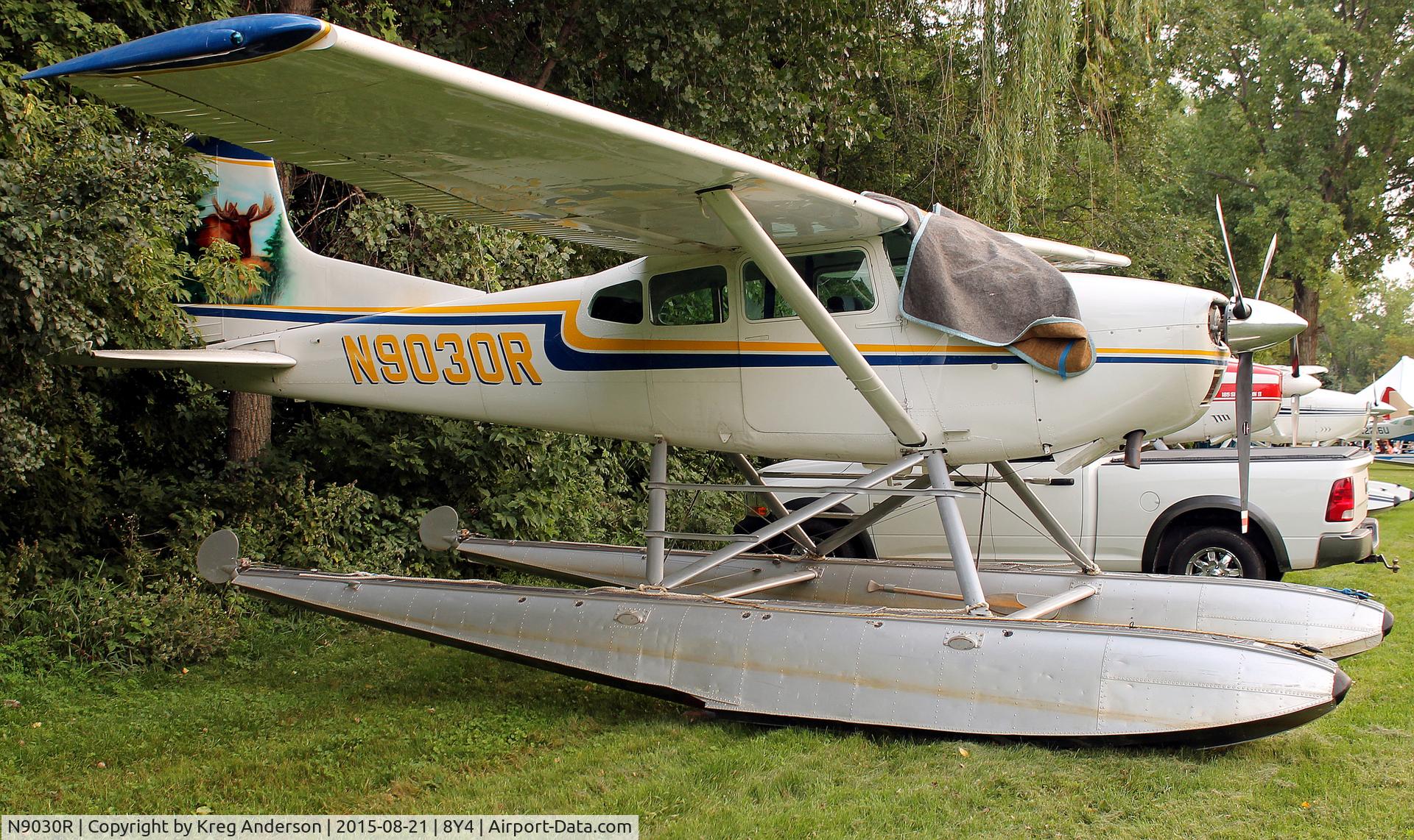 N9030R, 1967 Cessna A185E Skywagon 185 C/N 185-1244, Hog Roast for AOPA Minneapolis Fly-in at Surfside Seaplane Base