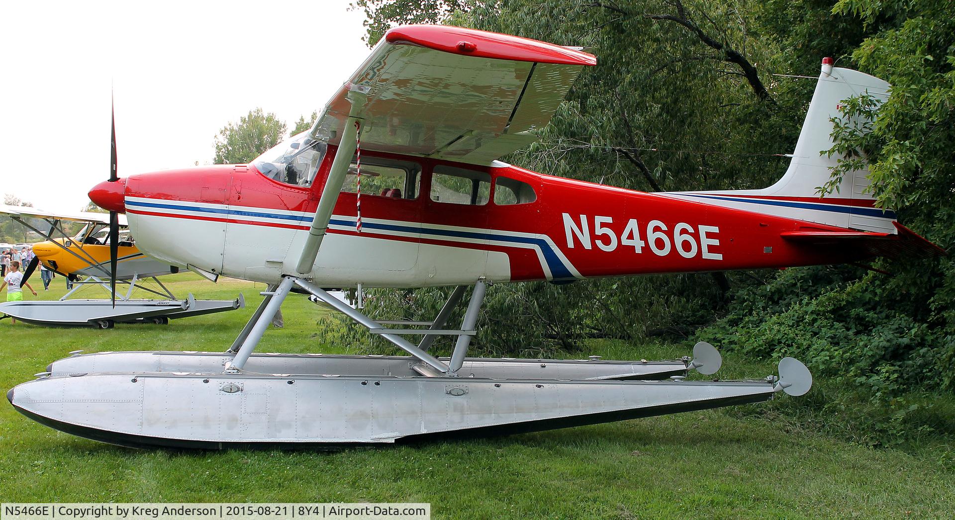N5466E, 1964 Cessna 180G C/N 18051363, Hog Roast for AOPA Minneapolis Fly-in at Surfside Seaplane Base