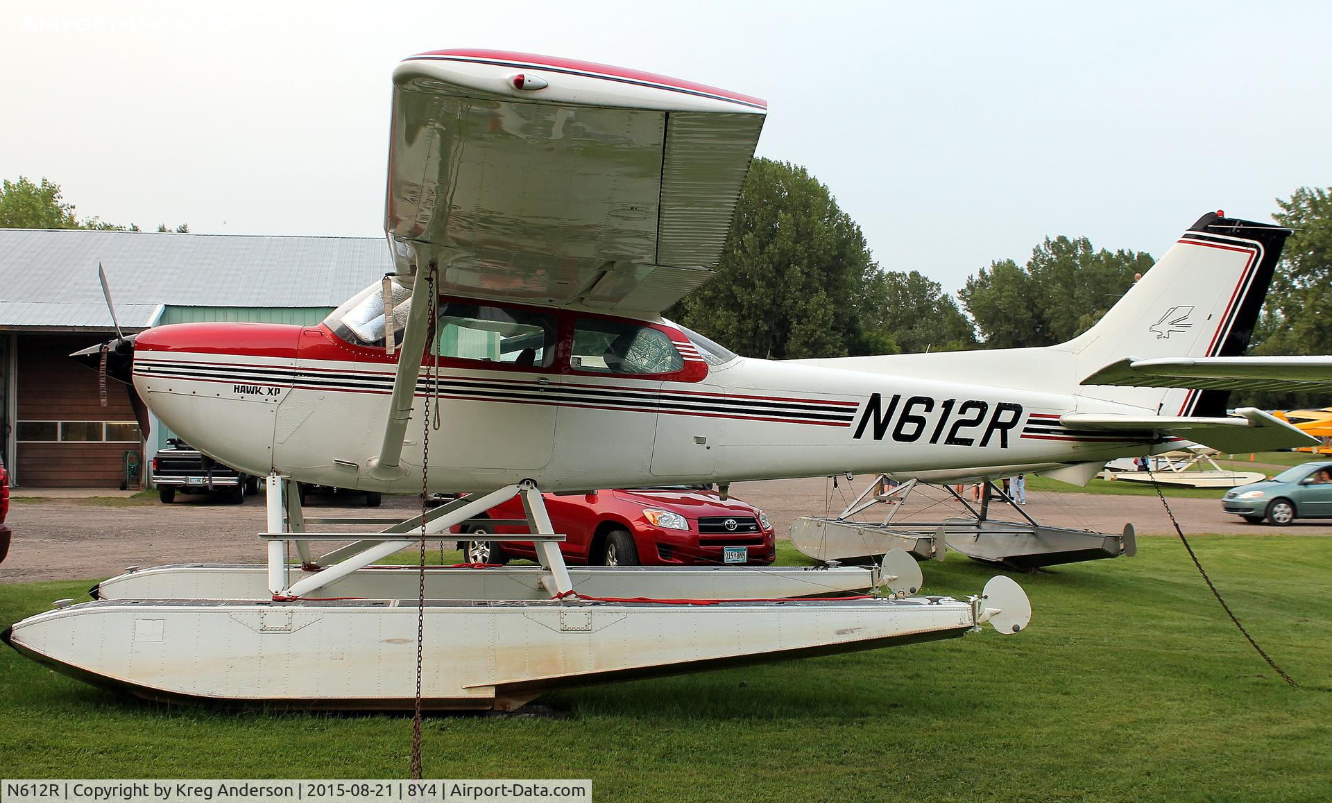 N612R, 1977 Cessna R172K Hawk XP C/N R1722687, Hog Roast for AOPA Minneapolis Fly-in at Surfside Seaplane Base