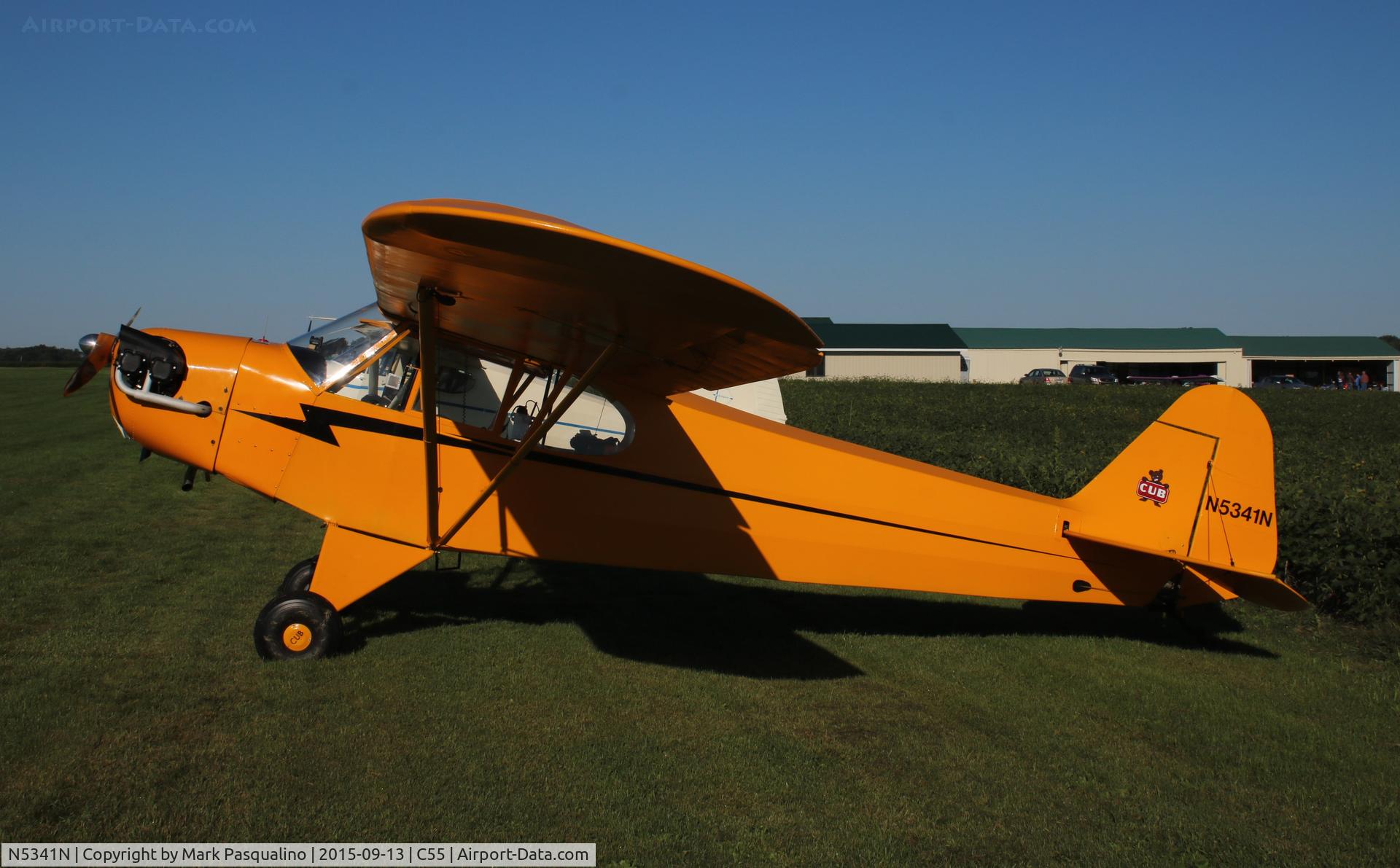 N5341N, 1946 Piper J3C-65 Cub C/N 22020, Piper J3C-65