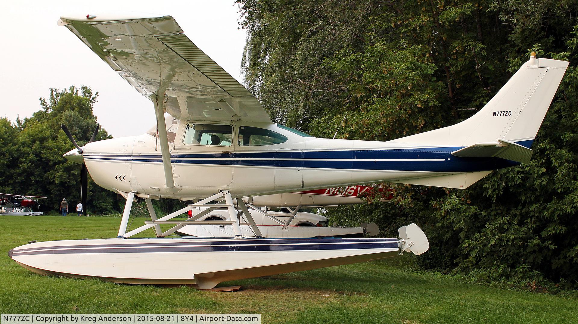 N777ZC, 1966 Cessna 182J Skylane C/N 18256985, Hog Roast for AOPA Minneapolis Fly-in at Surfside Seaplane Base