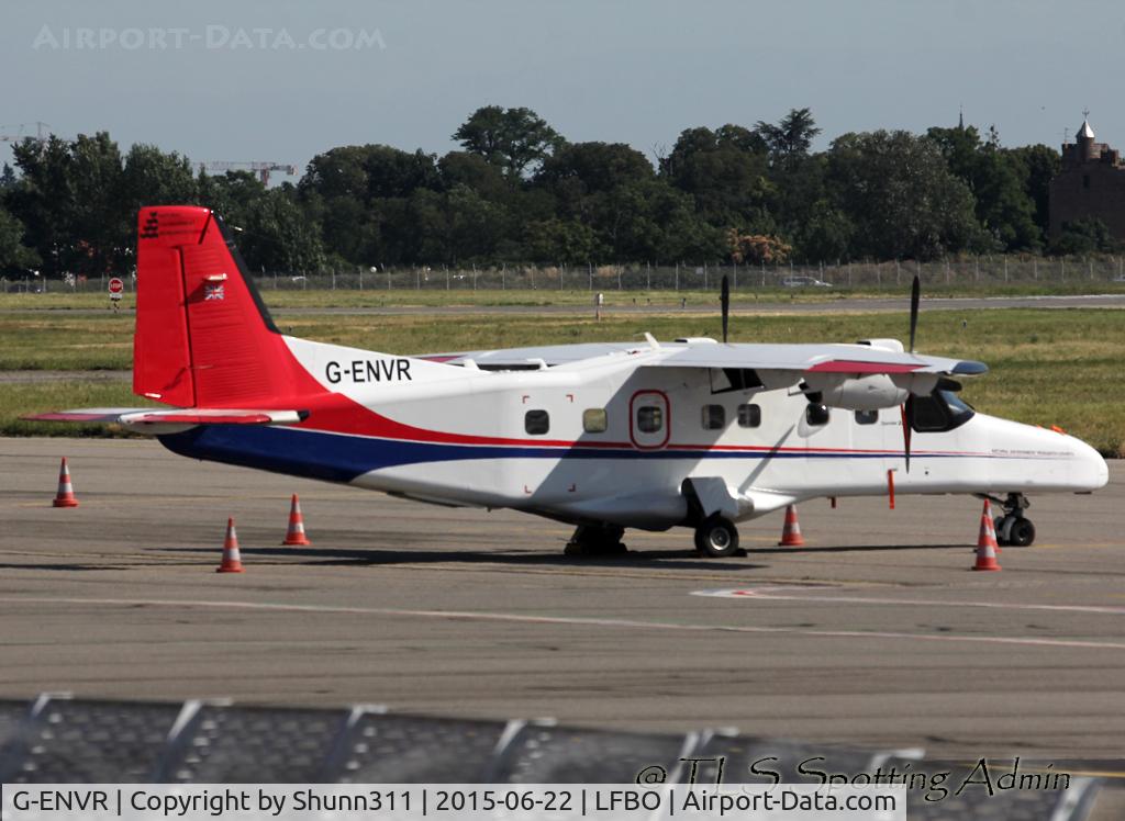 G-ENVR, 1985 Dornier 228-101 C/N 7051, Parked at the Old Terminal