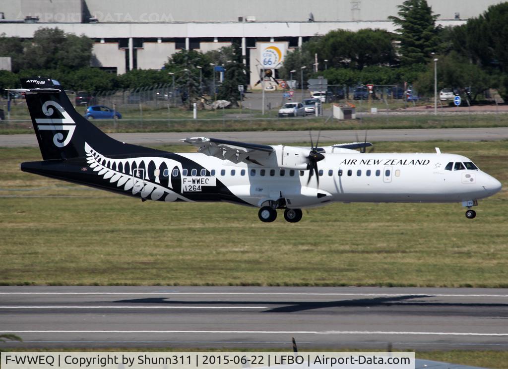 F-WWEQ, 2015 ATR 72-600 C/N 1264, C/n 1264 - To be ZK-MVG