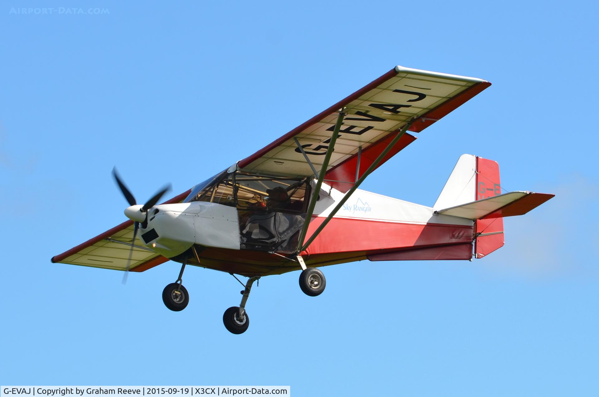 G-EVAJ, 2007 Skyranger Swift 912S(1) C/N BMAA/HB/526, Landing at Northrepps.