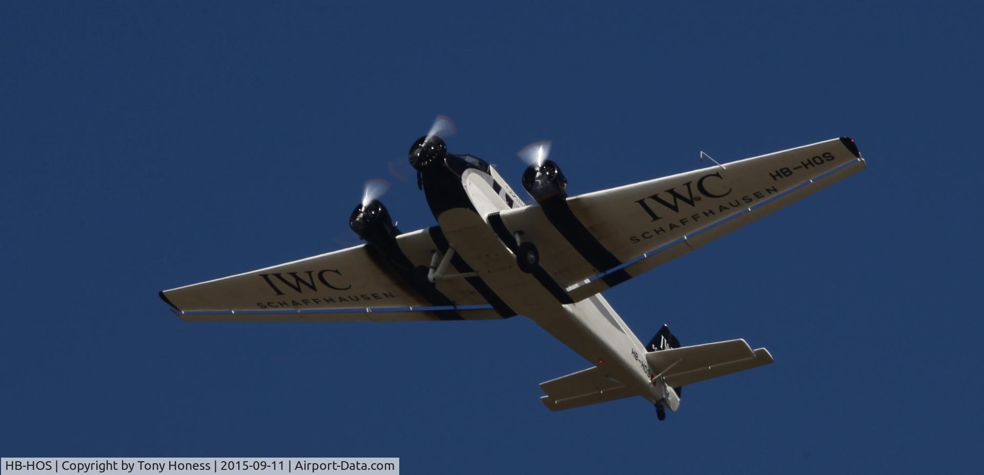 HB-HOS, 1939 Junkers Ju-52/3m g4e C/N 6580, HB-HOS seen 